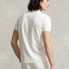 White Men’s Ralph Lauren Custom Slim Fit Mesh Polo Shirts