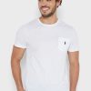 White Men’s Ralph Lauren Essential Crew Neck T Shirts