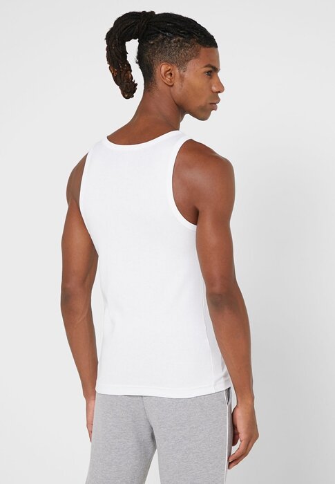 White Men’s Ralph Lauren Essential Crew Neck Vest White Men’s Ralph Lauren Essential Crew Neck Vest