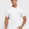 White Men’s Ralph Lauren Essential Polo Shirts