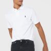 White Men’s Ralph Lauren Essential Polo Shirts