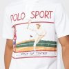 White Men’s Ralph Lauren Graphic Polo Shirts