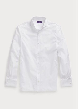 White Men’s Ralph Lauren Keaton Poplin Formal  Shirts