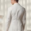 White Men’s Ralph Lauren Kent Herringbone Suit  Blazers