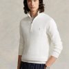 White Men’s Ralph Lauren Mesh-knit Cotton Quarter-zip Jumper Sweaters White Men’s Ralph Lauren Mesh-knit Cotton Quarter-zip Jumper Sweaters