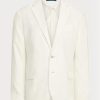 White Men’s Ralph Lauren Polo Soft Linen Suit Blazers