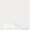 White Men’s Ralph Lauren Severn Calfskin Sneakers White Men’s Ralph Lauren Severn Calfskin Sneakers