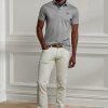White Men’s Ralph Lauren Slim Fit Stretch  Jeans