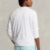 White Men’s Ralph Lauren Spa Terry   Sweatshirt