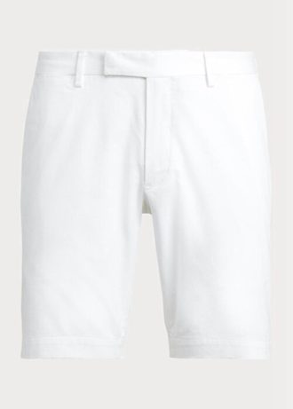 White Men’s Ralph Lauren Stretch Slim Fit Chino  Shorts