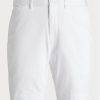White Men’s Ralph Lauren Tailored Fit Stretch Twill  Shorts