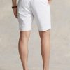 White Men’s Ralph Lauren Tailored Fit Stretch Twill  Shorts