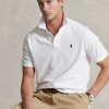 White Men’s Ralph Lauren The Iconic Mesh Polo Shirts