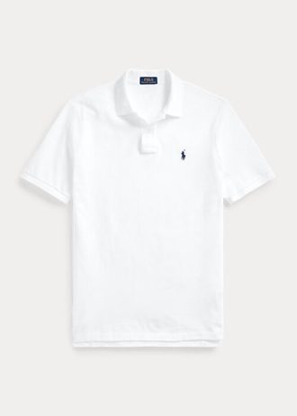 White Men’s Ralph Lauren The Iconic Mesh Polo Shirts