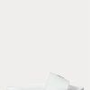 White / Navy Men’s Ralph Lauren Signature Pony Slippers