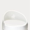 White Women’s Ralph Lauren Big Pony Sandals