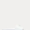 White Women’s Ralph Lauren Big Pony Slippers