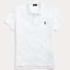 White Women’s Ralph Lauren Classic Fit Mesh Polo Shirts