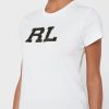 White Women’s Ralph Lauren Graphic Crew Neck T Shirts