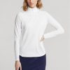 White Women’s Ralph Lauren Jersey Quarter-zip Pullover Sweatshirts White Women’s Ralph Lauren Jersey Quarter-zip Pullover Sweatshirts