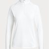 White Women’s Ralph Lauren Jersey Quarter-zip Pullover Sweatshirts White Women’s Ralph Lauren Jersey Quarter-zip Pullover Sweatshirts