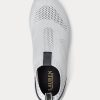 White Women’s Ralph Lauren Kacie Slip-On Sneakers