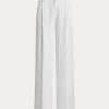 White Women’s Ralph Lauren Pleated Georgette Pants White Women’s Ralph Lauren Pleated Georgette Pants