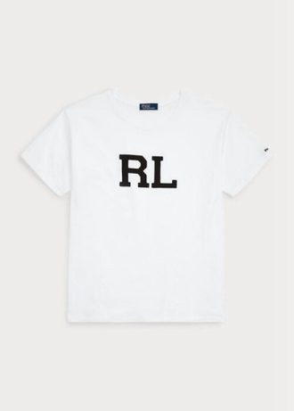 White Women’s Ralph Lauren Rl Logo Jersey  T Shirts