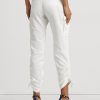 White Women’s Ralph Lauren Shantung Cargo Pants