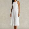 White Women’s Ralph Lauren The Spelman Collection Pleated Dress White Women’s Ralph Lauren The Spelman Collection Pleated Dress