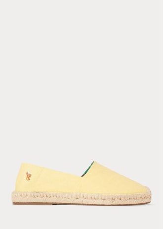 Yellow Men’s Ralph Lauren Cevio Washed Canvas Espadrille