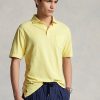 Yellow Men’s Ralph Lauren Classic Fit Cotton-Linen Polo Shirts Yellow Men’s Ralph Lauren Classic Fit Cotton-Linen Polo Shirts