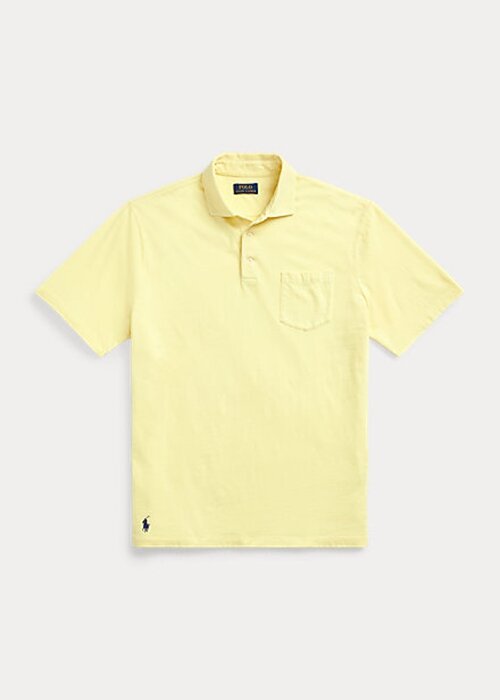 Yellow Men’s Ralph Lauren Classic Fit Cotton-Linen Polo Shirts Yellow Men’s Ralph Lauren Classic Fit Cotton-Linen Polo Shirts