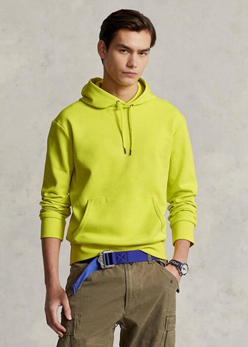 Yellow Men’s Ralph Lauren Double-knit Hoodie Yellow Men’s Ralph Lauren Double-knit Hoodie