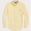 Yellow Men’s Ralph Lauren Slim Fit Oxford  Shirts
