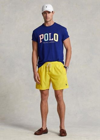 Yellow Men’s Ralph Lauren Traveller Swimming Trunk  Shorts