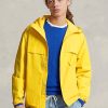 Yellow Men’s Ralph Lauren Water-Repellent Hooded Jackets Yellow Men’s Ralph Lauren Water-Repellent Hooded Jackets