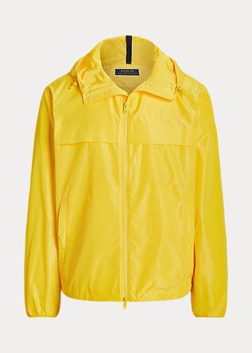 Yellow Men’s Ralph Lauren Water-Repellent Hooded Jackets Yellow Men’s Ralph Lauren Water-Repellent Hooded Jackets