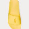 Yellow Women’s Ralph Lauren Big Pony Slippers