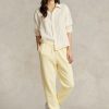 Yellow Women’s Ralph Lauren Fleece Athletics   Pants