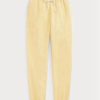 Yellow Women’s Ralph Lauren Fleece Athletics   Pants
