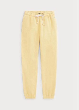 Yellow Women’s Ralph Lauren Fleece Athletics   Pants