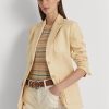 Yellow Women’s Ralph Lauren Herringbone Linen Blazers Yellow Women’s Ralph Lauren Herringbone Linen Blazers