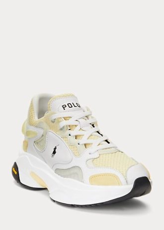 Yellow Women’s Ralph Lauren Logo Tech Sneakers