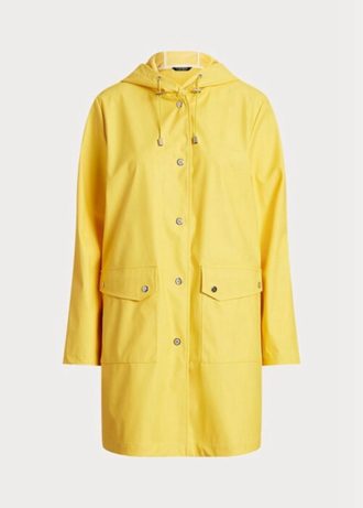 Yellow Women’s Ralph Lauren Waterproof Hooded Raincoat  Jackets